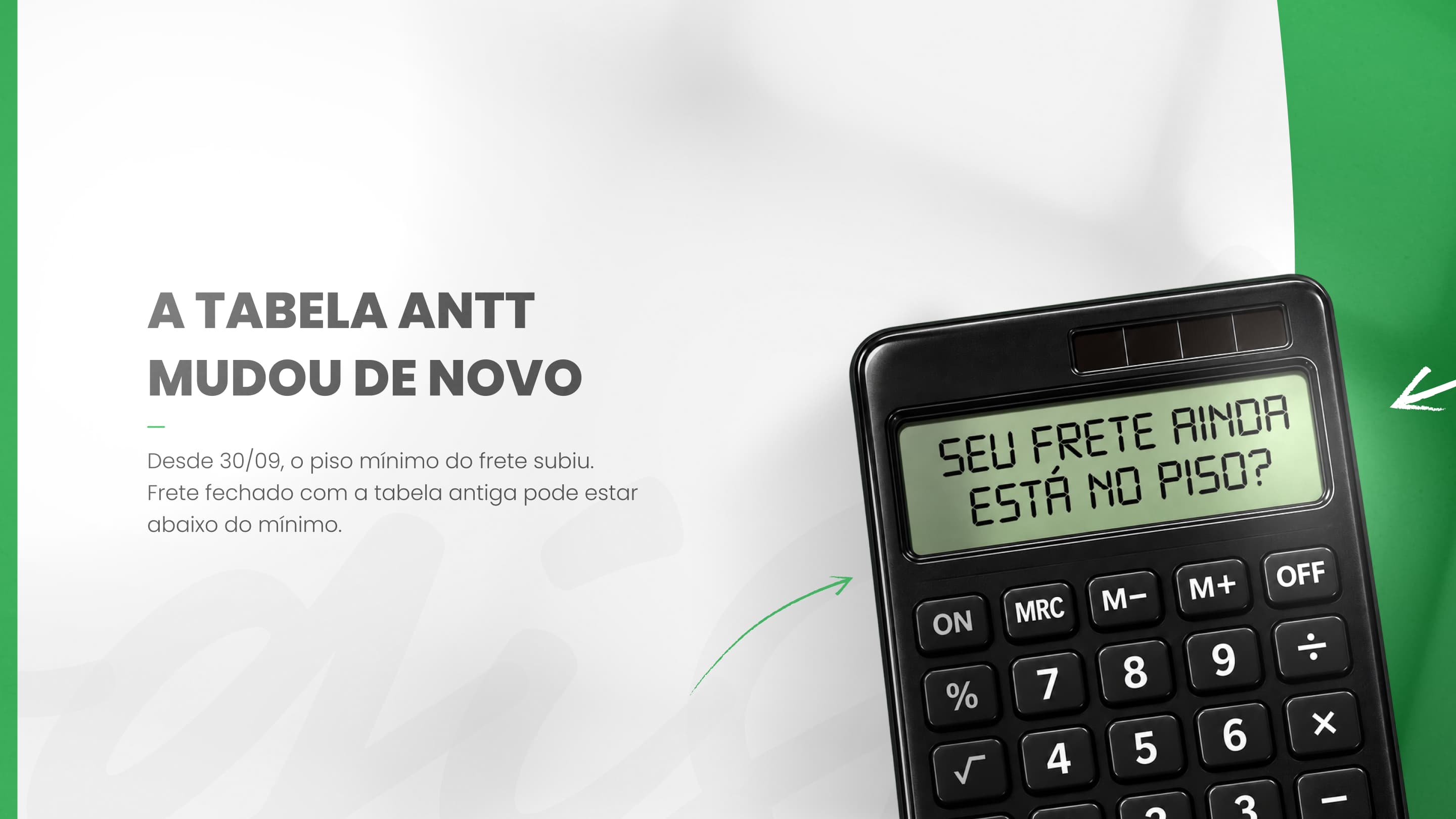 Nova tabela da ANTT vale a partir de hoje, 30/09. Veja o que muda no seu frete